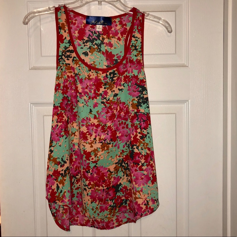 Cute floral summer top